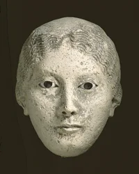 Modell des Kopfes einer Frau, 2. oder 3. Jahrhundert n. Chr.